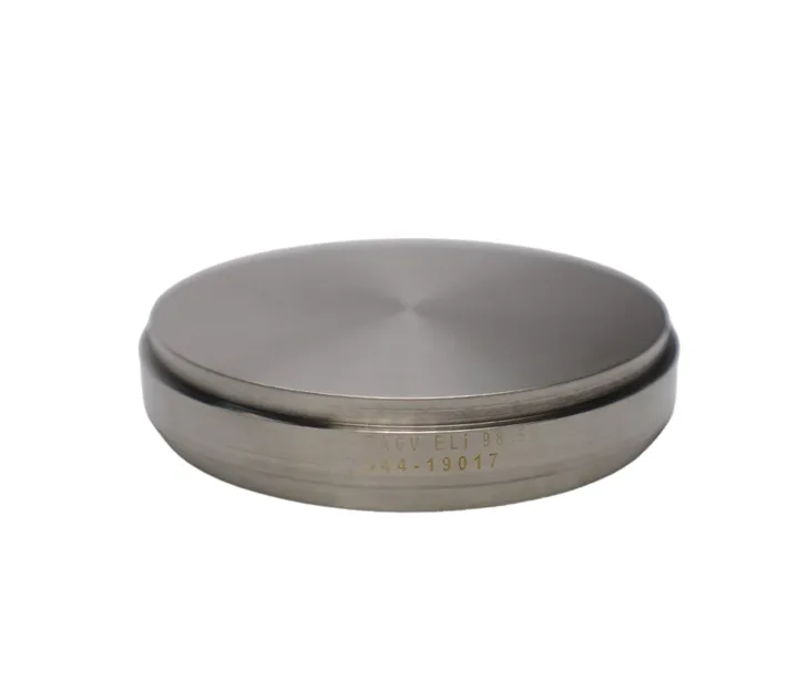 Nicrallium TA6V Eli Grade 23 Disque 98,5x10mm