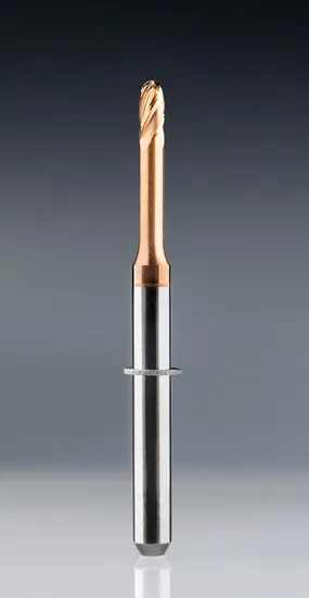 Four tooth radius cutter CoCr and titanium, 2.0mm